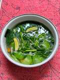 Sayur Bening Bayam dan Labu Siam