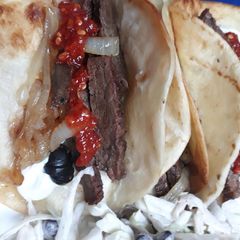 A picture of Leftover Steak with Onions.