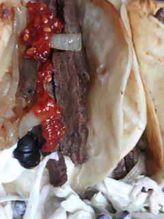 A picture of Leftover Steak with Onions.