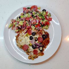 A picture of Chicken Pizzaoiola.