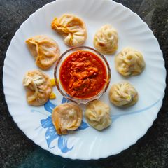 A picture of Corn Cheese Momos.
