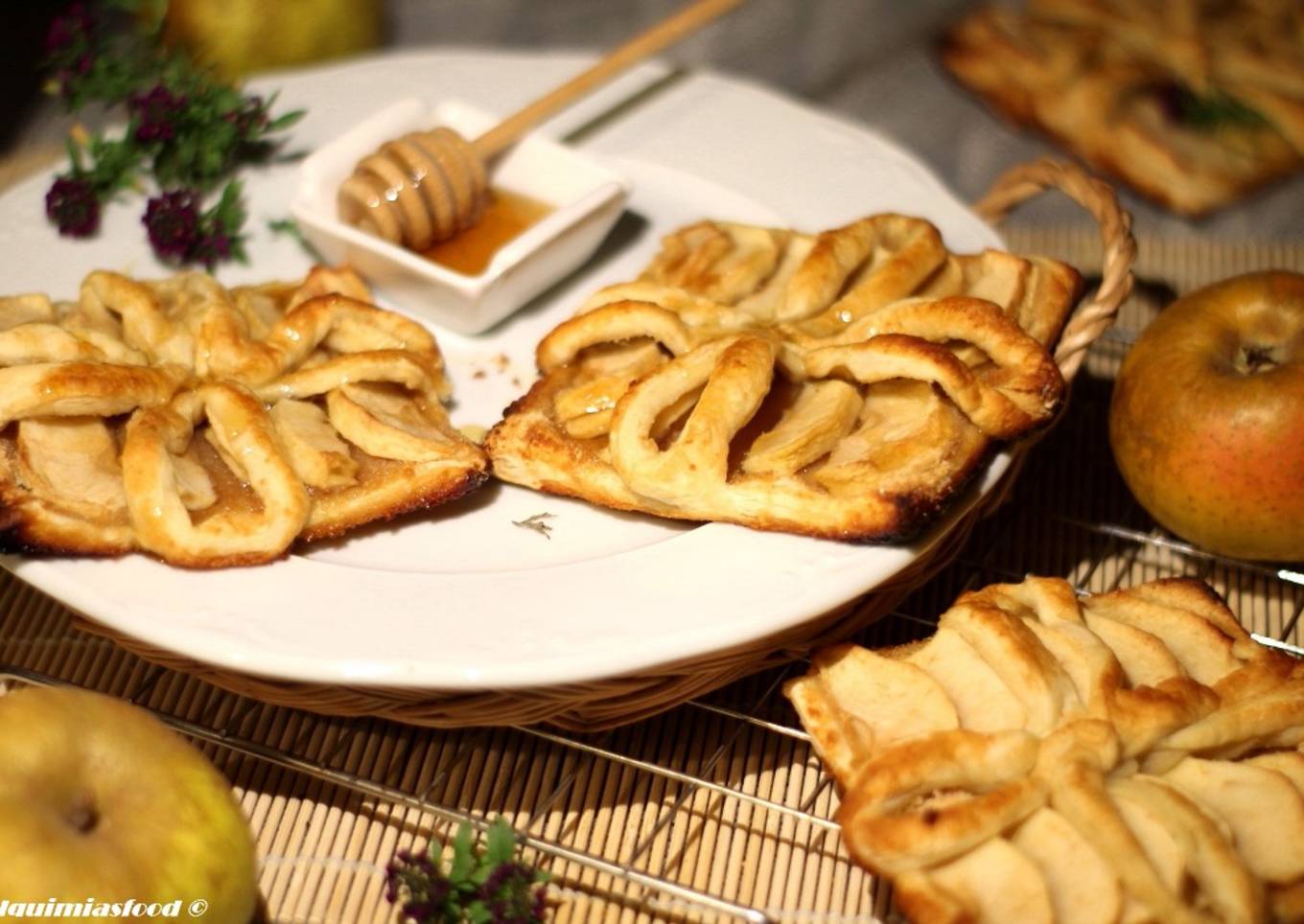 Hojaldre de Manzana a la Miel