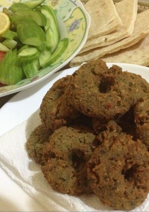 صورة لوصفة الفلافل السورية 🌮