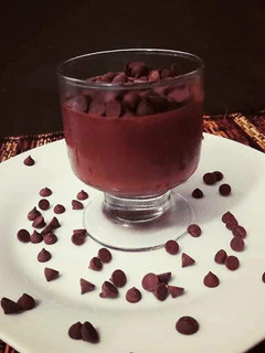 Una foto de Brigadeiro de cuchara (postre Brasileño)