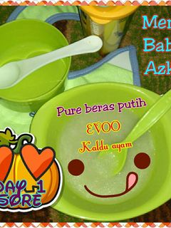 Foto resep MPASI 6m+ : Pure Beras Putih