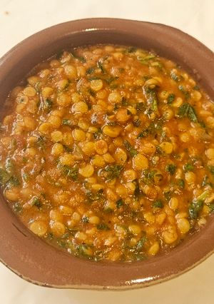 صورة لوصفة عدس بالطماطم