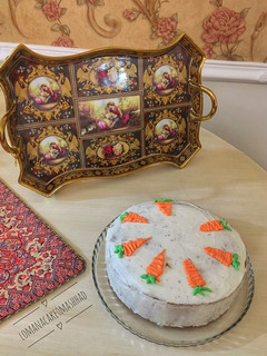 عکسی از دستور کیک هويج گردو
