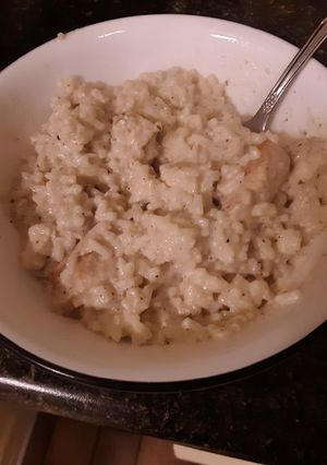 A picture of Simple Creamy Chicken and Rice GF.