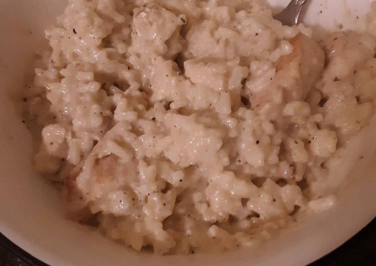 Simple Creamy Chicken and Rice