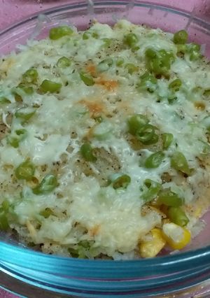 A picture of Cheesy Corn Potato Bake.
