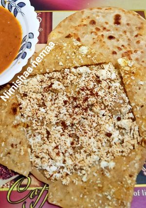 पनीर पराठा (paneer paratha recipe in Hindi) रेसिपी मुख्य फोटो