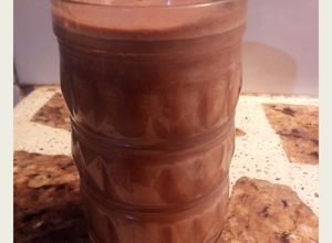 Una foto de Smoothie de chocolate