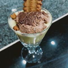 A picture of Chocolate mango candy dessert.