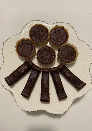A picture of Chocolate cup cake#chocolocouk.