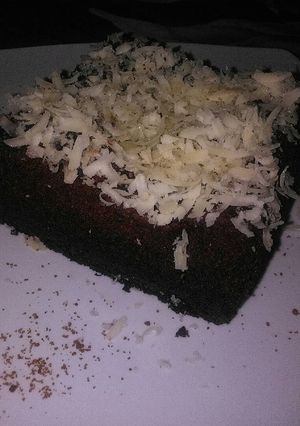 Foto resep Brownis kukus toping keju