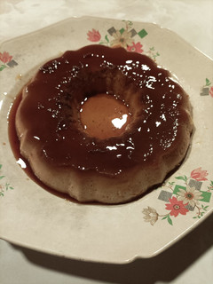 Una foto de Flan de leche condensada