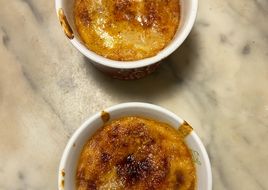 Sformatini zucca funghi e formaggi mono porzione nella friggitrice ad aria