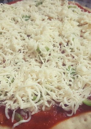 صورة لوصفة بيتزاء خطيره