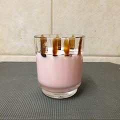 A picture of Chocolate and strawberry Milkshake.