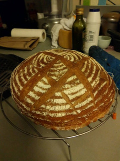 A picture of Retarded Spelt Bread (with special kneads).