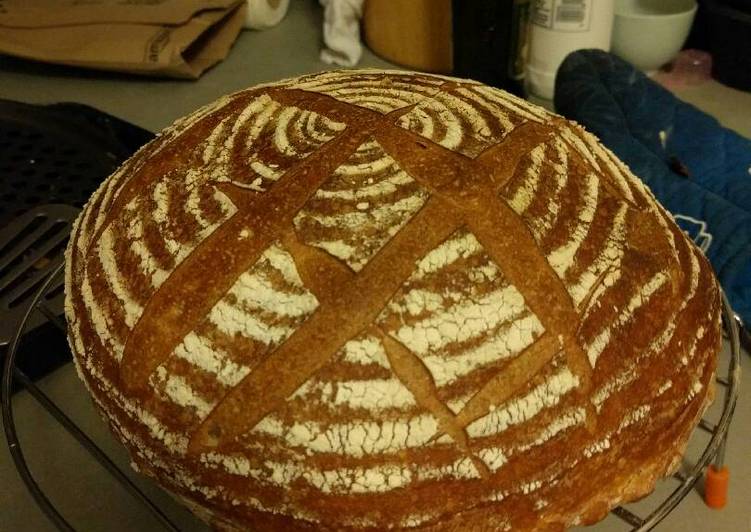 Recipe of Favorite Retarded Spelt Bread (with special kneads)