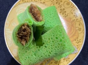 Foto resep Dadar gulung isi kelapa
