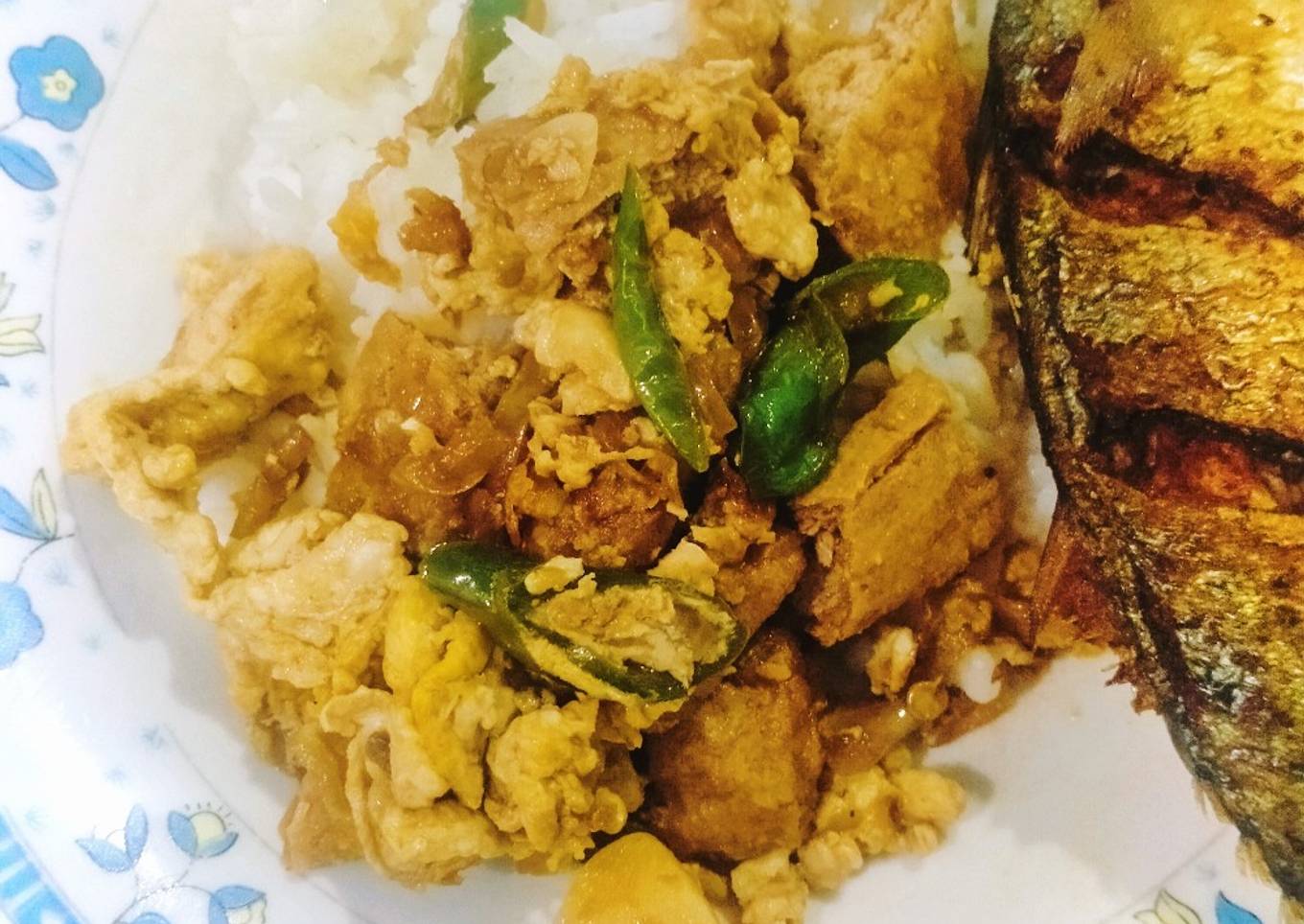 386. Oseng Tahu Telur