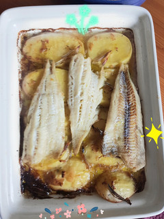 Una foto de Pescado al Horno con papas