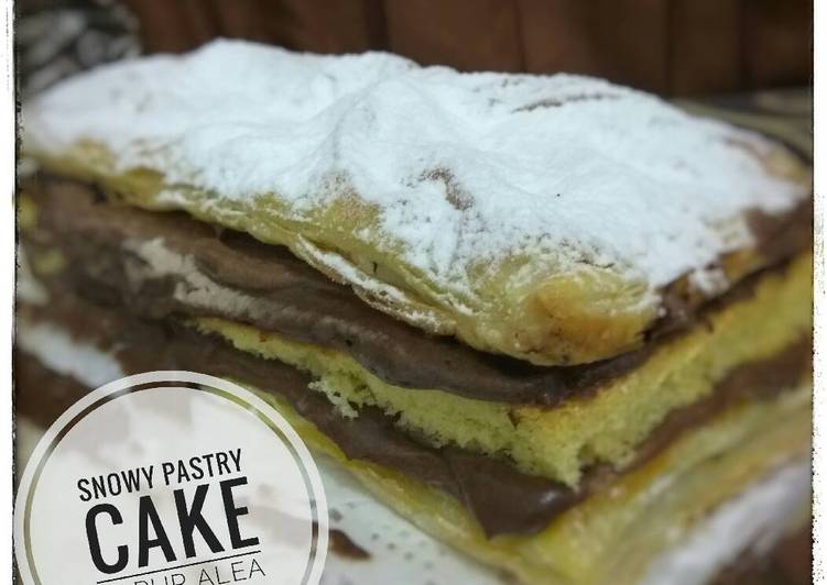 Snowy Pastry Cake