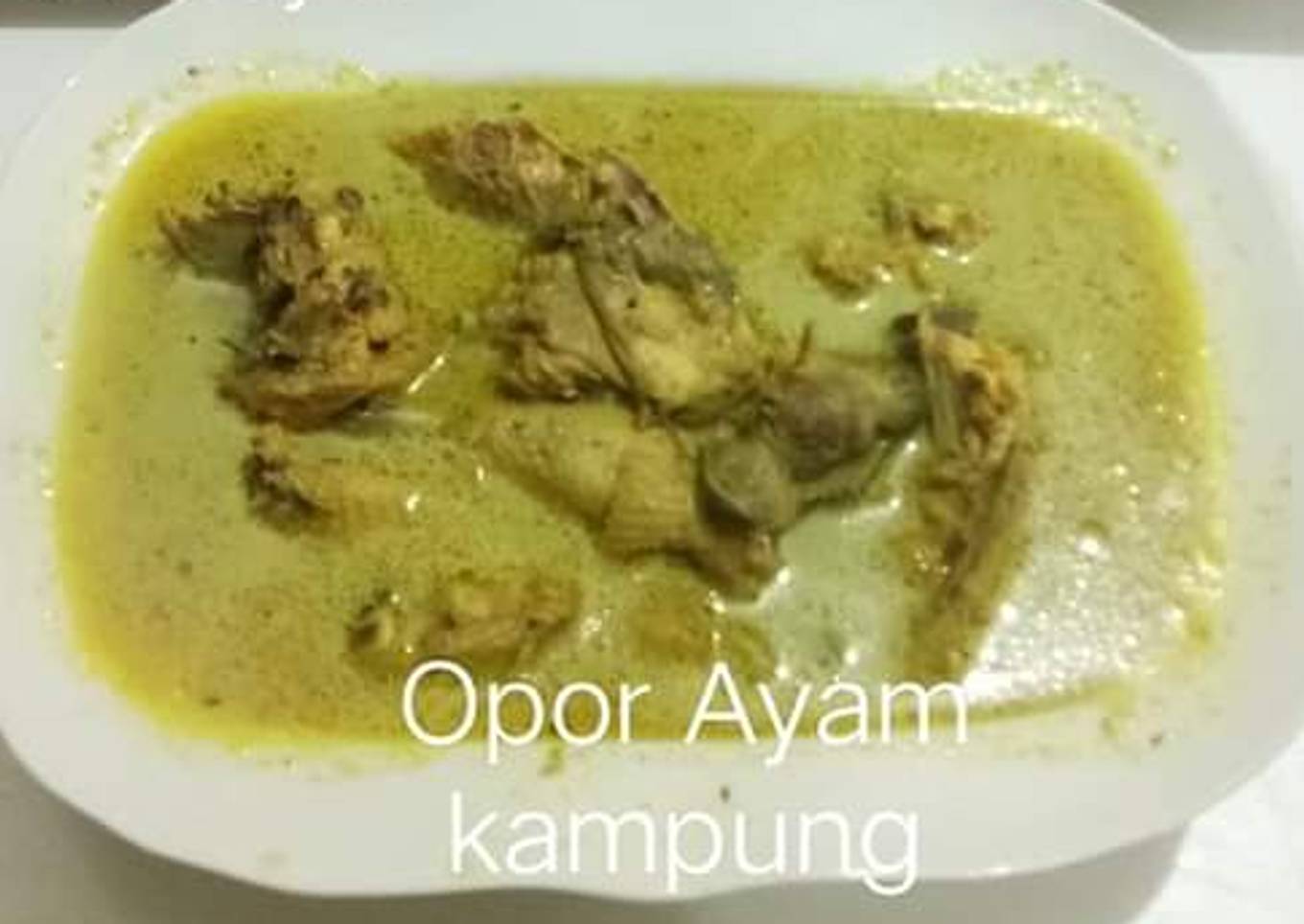 Resep Opor ayam kampung, Bikin Ngiler