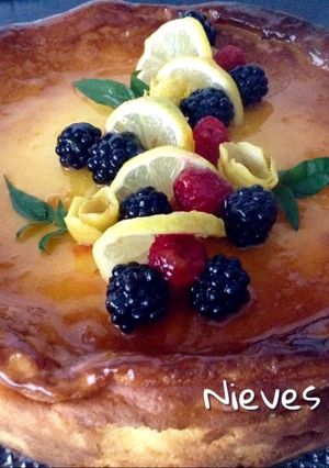 Foto principal de Tarta de queso y yogur, con un toque de limón y jengibre