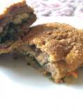 Milanesa rellena de espinaca y provolone