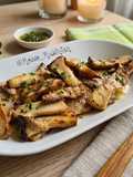 Scaloppine di Prosciutto di Maiale con Funghi al Marsala Secco