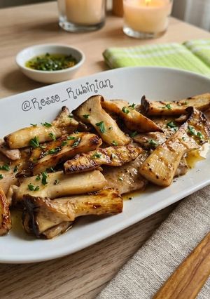 Foto di Scaloppine di Prosciutto di Maiale con Funghi al Marsala Secco