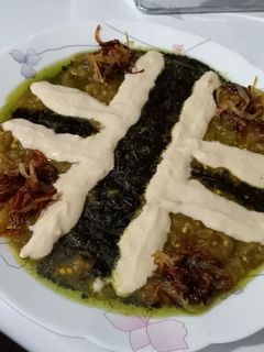 عکسی از دستور خوراک عدس بادمجان