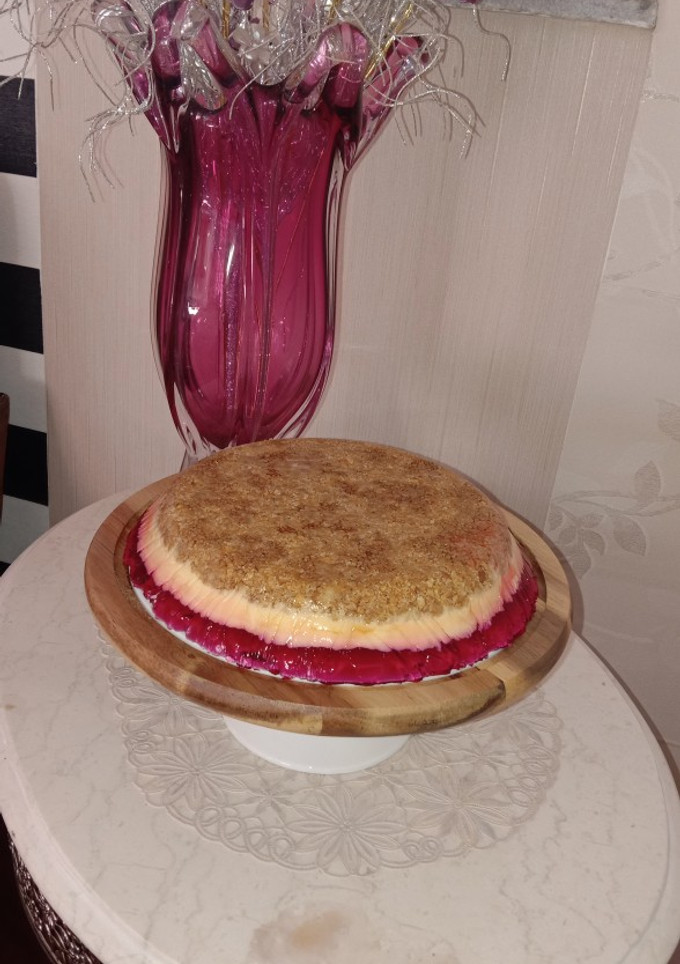 عکسی از دستور چیز کیک آسان