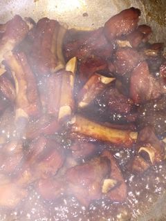 Una foto de Costillas a coca cola