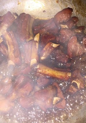 Una foto de Costillas a coca cola