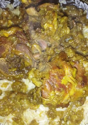صورة لوصفة طبق روز بلحم الغنمي