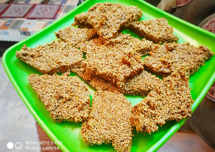 Recipe: Yummy Samak Rice Chikki