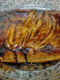 Queque de plátanos y caramelo