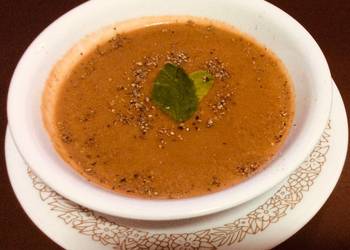 Popular Cuisine Tomato carrot soup Home Style Popular Cuisine Tomato carrot soup Home Style