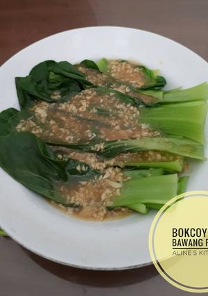 Foto resep Bokcoy cah Bawang Putih