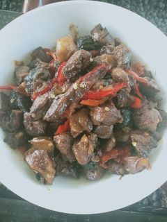 Foto resep Oseng ati ampela ayam