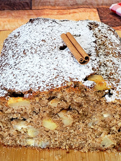 Foto de Bolo Integral de Maçã e Banana