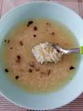 Sopa de arroz con ajo