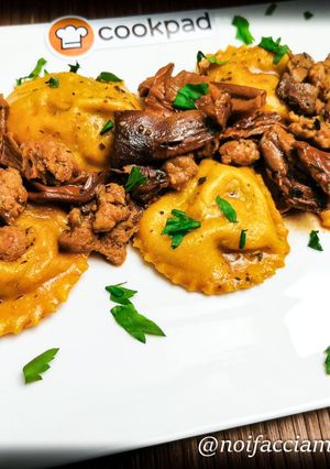 Foto di Ravioli Ripieni di Zucca e Funghi