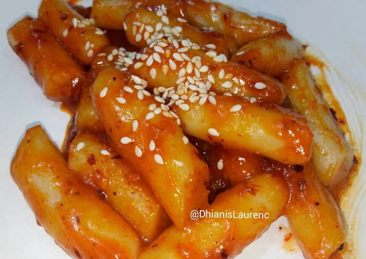 Tteokbokki / kue beras pedas korea