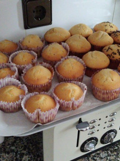 Una foto de Magdalenas de nata