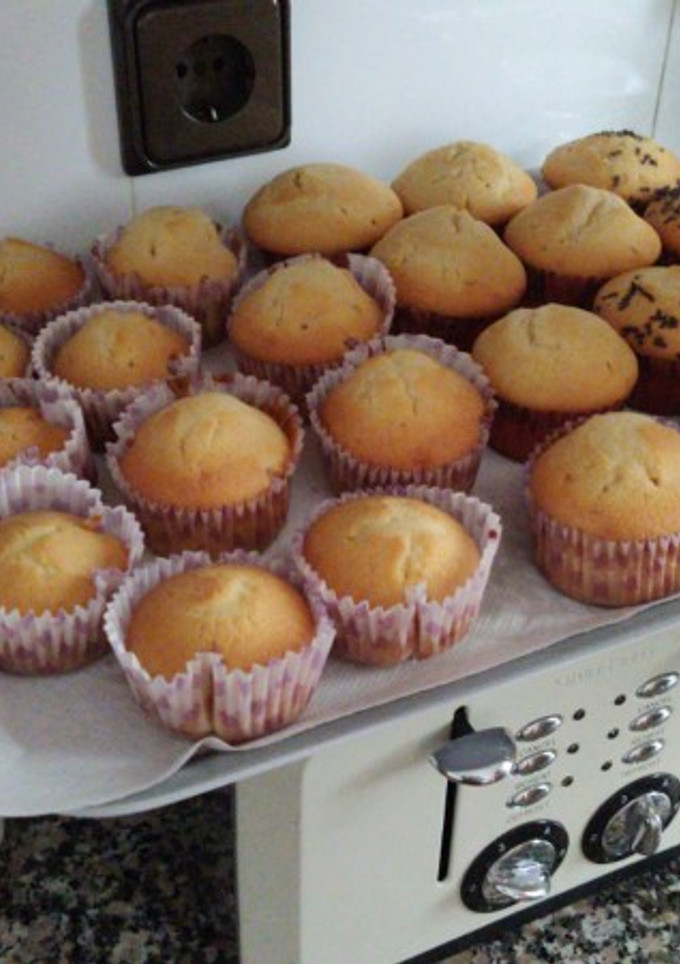 Una foto de Magdalenas de nata